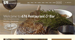 Desktop Screenshot of 676restaurant.com